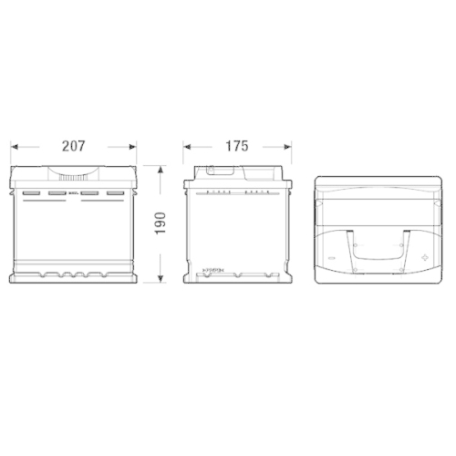 EXIDE Starterbatterie EXCELL