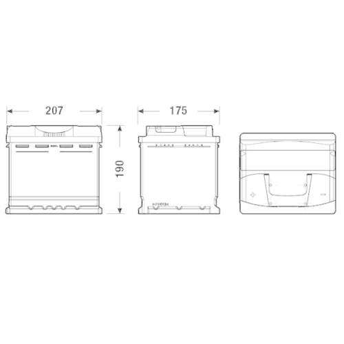 EXIDE Starterbatterie EXCELL