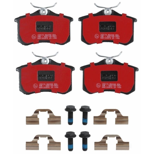 TRW Bremsbelagsatz, Scheibenbremse DTEC COTEC