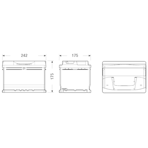 EXIDE Starterbatterie EXCELL