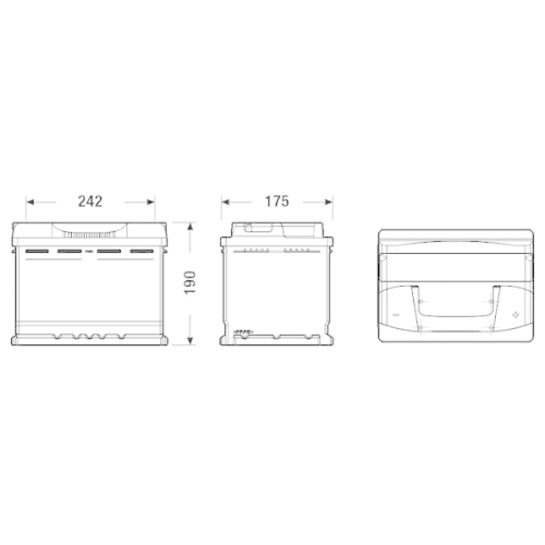 EXIDE Starterbatterie EXCELL