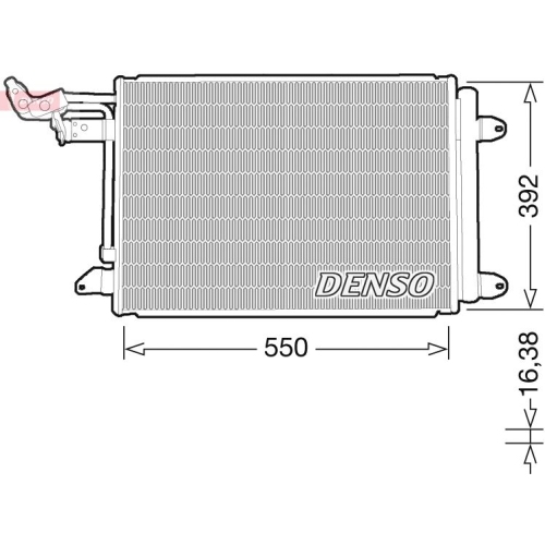 DENSO Kondensator, Klimaanlage