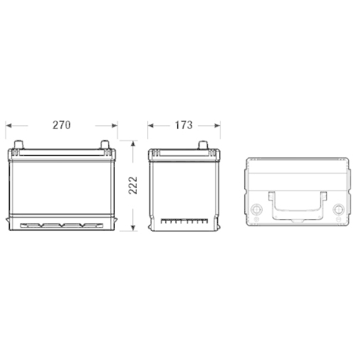 EXIDE Starterbatterie EXCELL