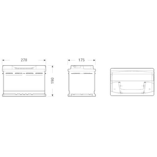 EXIDE Starterbatterie EXCELL