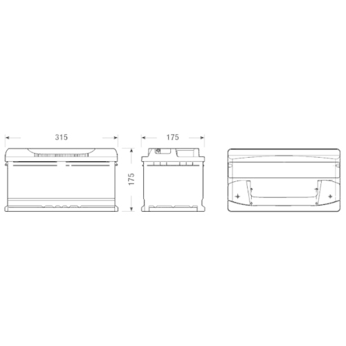 EXIDE Starterbatterie EXCELL