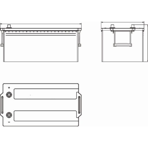 EXIDE Starterbatterie StrongPRO EFB+