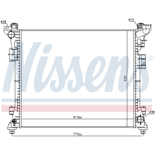 NISSENS Kühler, Motorkühlung