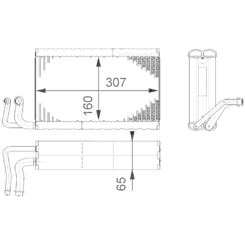 MAHLE Verdampfer, Klimaanlage BEHR *** PREMIUM LINE ***