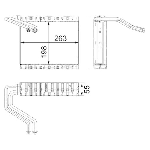 MAHLE Verdampfer, Klimaanlage BEHR *** PREMIUM LINE ***