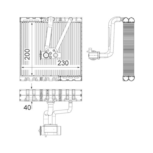 MAHLE Verdampfer, Klimaanlage BEHR *** PREMIUM LINE ***