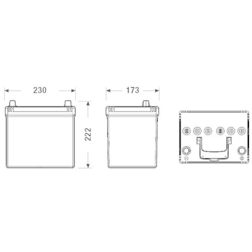 EXIDE Starterbatterie EFB