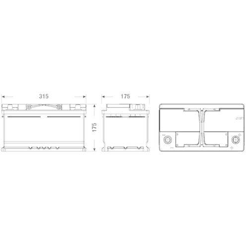 EXIDE Starterbatterie EFB