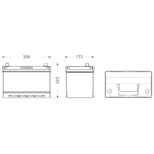 EXIDE Starterbatterie EFB