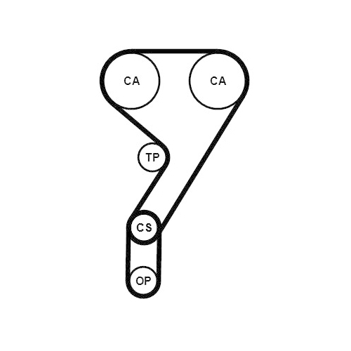 CONTINENTAL CTAM Zahnriemensatz