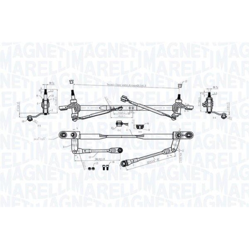 MAGNETI MARELLI Wischergest&auml;nge