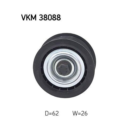 SKF Umlenk-/F&uuml;hrungsrolle, Keilrippenriemen