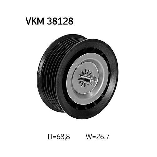 SKF Umlenk-/F&uuml;hrungsrolle, Keilrippenriemen