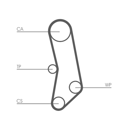 CONTINENTAL CTAM Zahnriemen