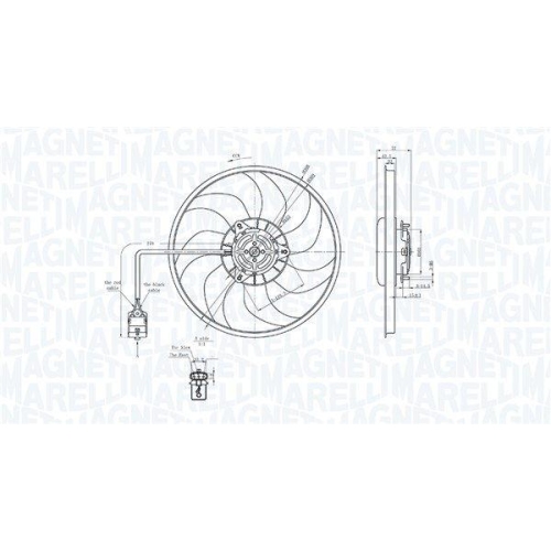 MAGNETI MARELLI Lüfter, Motorkühlung
