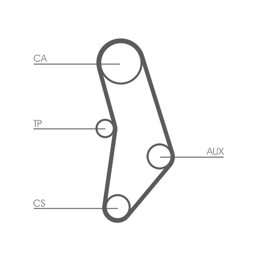 CONTINENTAL CTAM Zahnriemen