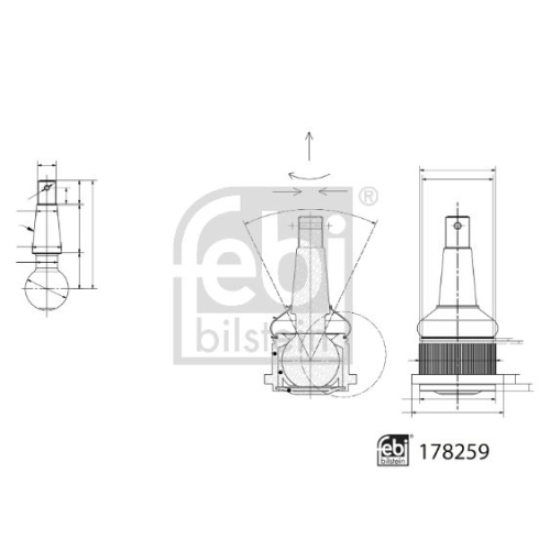 FEBI BILSTEIN Trag-/Führungsgelenk