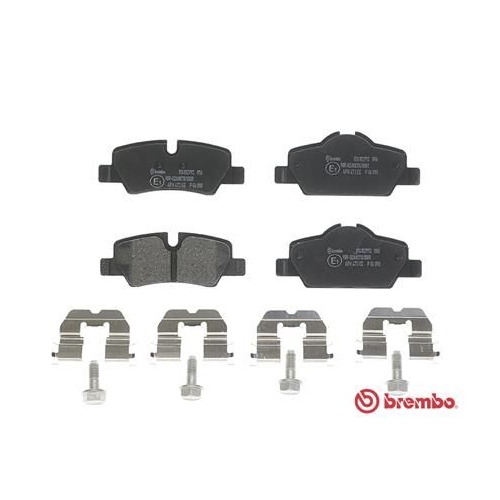 BREMBO Bremsbelagsatz, Scheibenbremse PRIME LINE