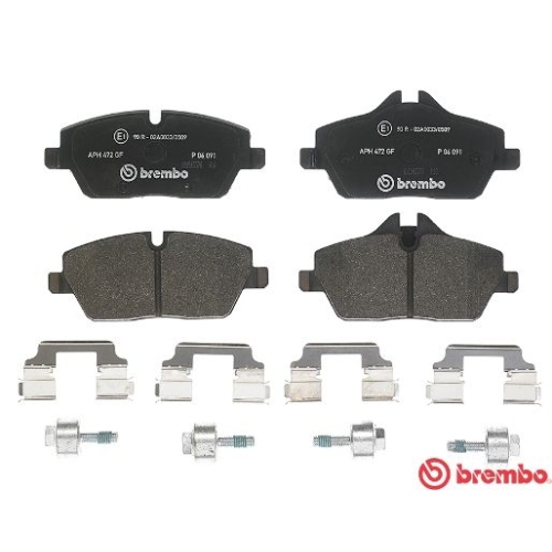 BREMBO Bremsbelagsatz, Scheibenbremse PRIME LINE