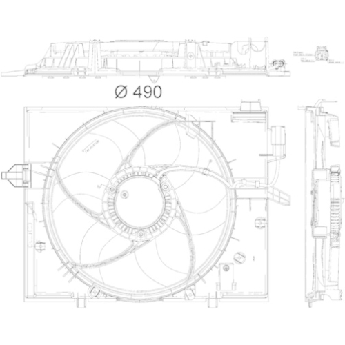 MAHLE Lüfter, Motorkühlung BEHR *** PREMIUM LINE ***