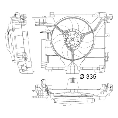 MAHLE Lüfter, Motorkühlung BEHR *** PREMIUM LINE ***