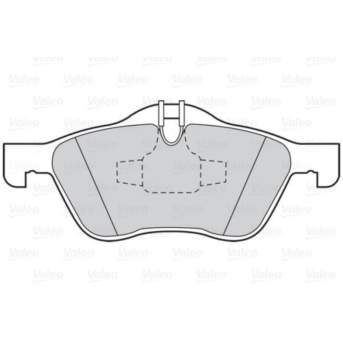 VALEO Bremsbelagsatz, Scheibenbremse FIRST