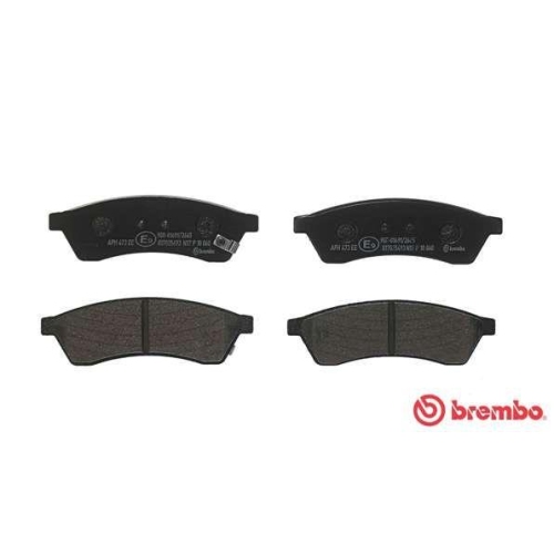 BREMBO Bremsbelagsatz, Scheibenbremse PRIME LINE