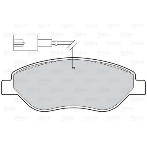 VALEO Bremsbelagsatz, Scheibenbremse FIRST