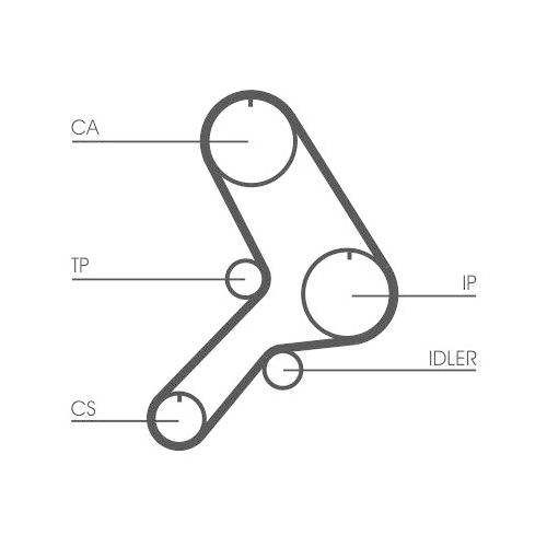 CONTINENTAL CTAM Zahnriemen