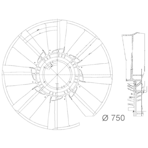 MAHLE Lüfterrad, Motorkühlung BEHR *** PREMIUM LINE ***