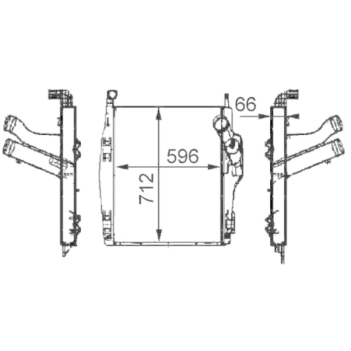 MAHLE Ladeluftkühler BEHR *** PREMIUM LINE ***