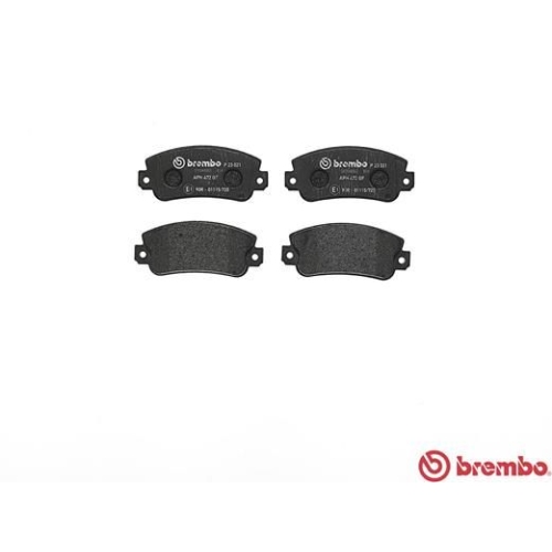 BREMBO Bremsbelagsatz, Scheibenbremse PRIME LINE