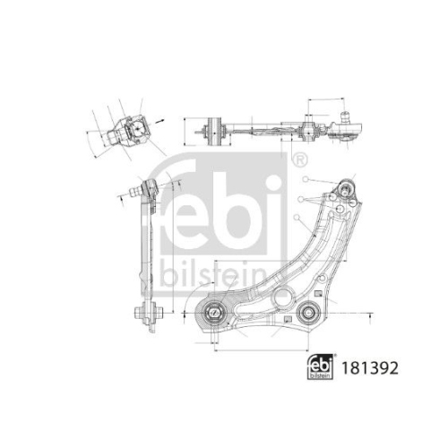 FEBI BILSTEIN Lenker, Radaufhängung