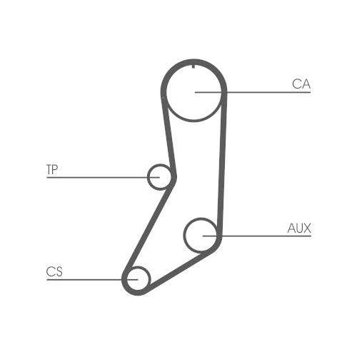 CONTINENTAL CTAM Zahnriemen