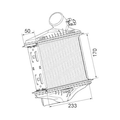 MAHLE Ladeluftkühler BEHR *** PREMIUM LINE ***