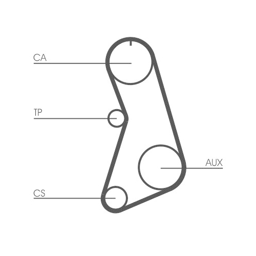 CONTINENTAL CTAM Zahnriemen