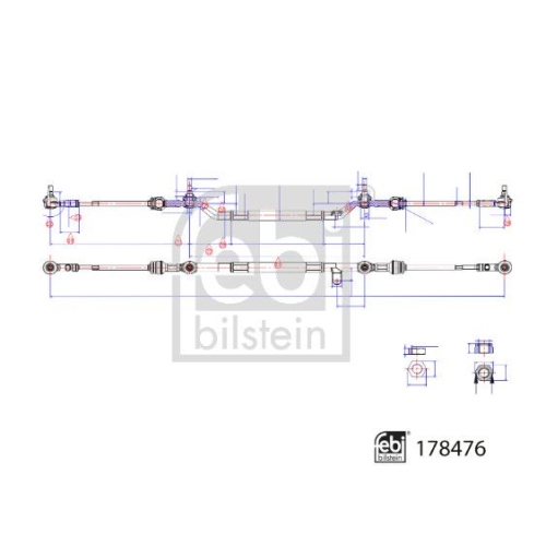 FEBI BILSTEIN Lenkstange