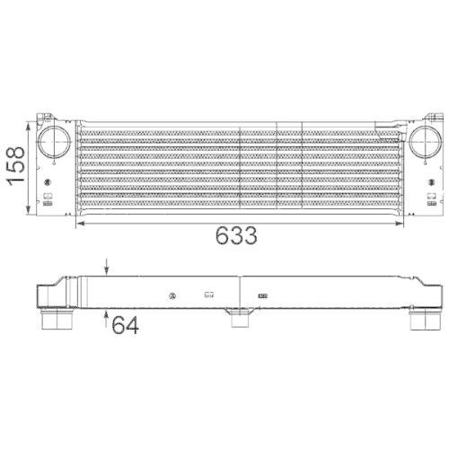 MAHLE Ladeluftkühler BEHR *** PREMIUM LINE ***