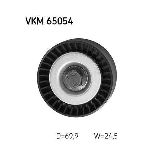SKF Umlenk-/F&uuml;hrungsrolle, Keilrippenriemen