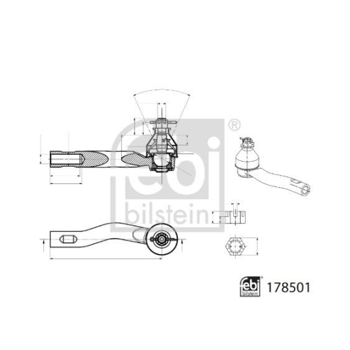 FEBI BILSTEIN Spurstangenkopf