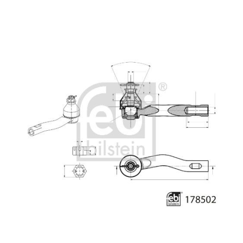 FEBI BILSTEIN Spurstangenkopf