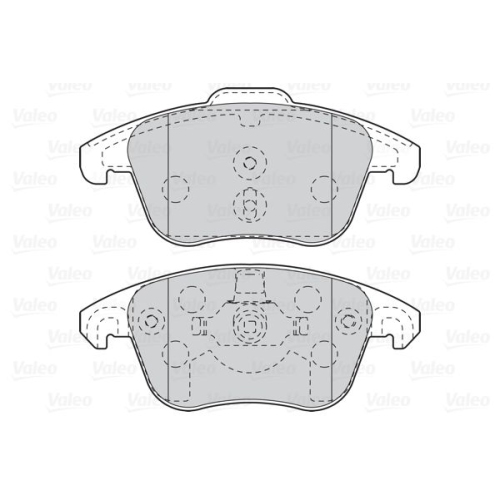 VALEO Bremsbelagsatz, Scheibenbremse FIRST