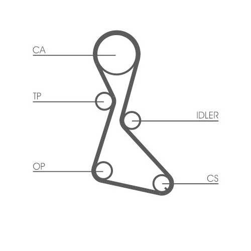 CONTINENTAL CTAM Zahnriemen