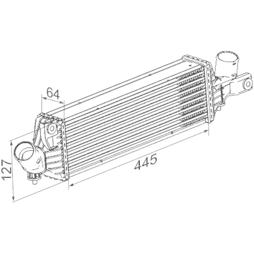 MAHLE Ladeluftkühler BEHR *** PREMIUM LINE ***