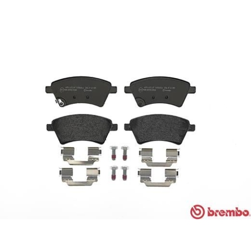 BREMBO Bremsbelagsatz, Scheibenbremse PRIME LINE