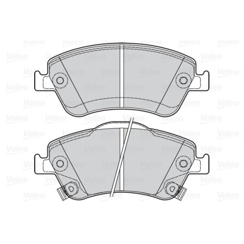 VALEO Bremsbelagsatz, Scheibenbremse FIRST